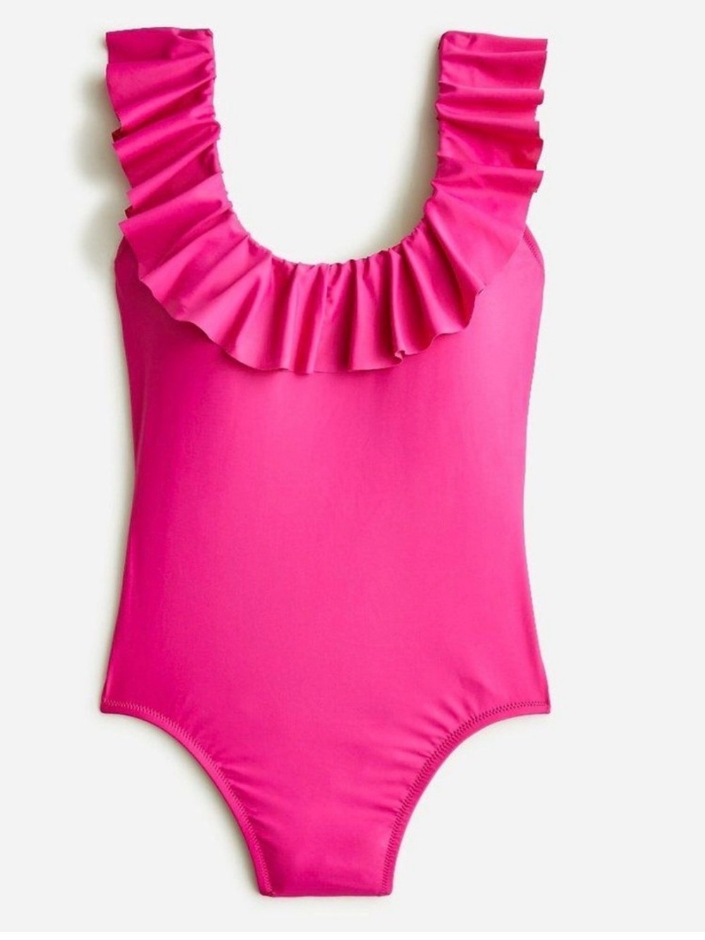 NWOT J.Crew Ruched Ruffle One Piece